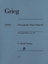 Norwegian Dances, Op. 35 piano sheet music cover